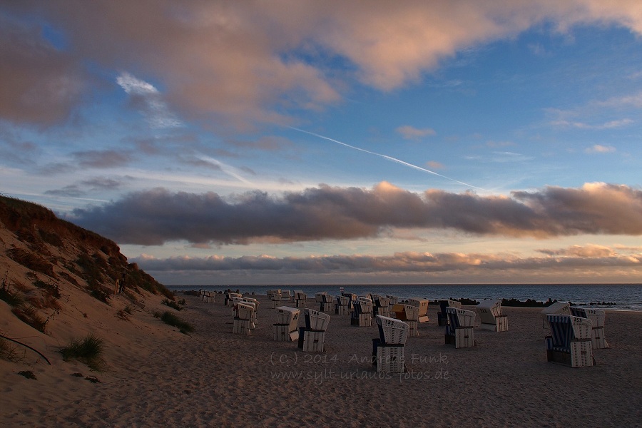 Sylt Hörnum Odde traumhafter Sonnenuntergang