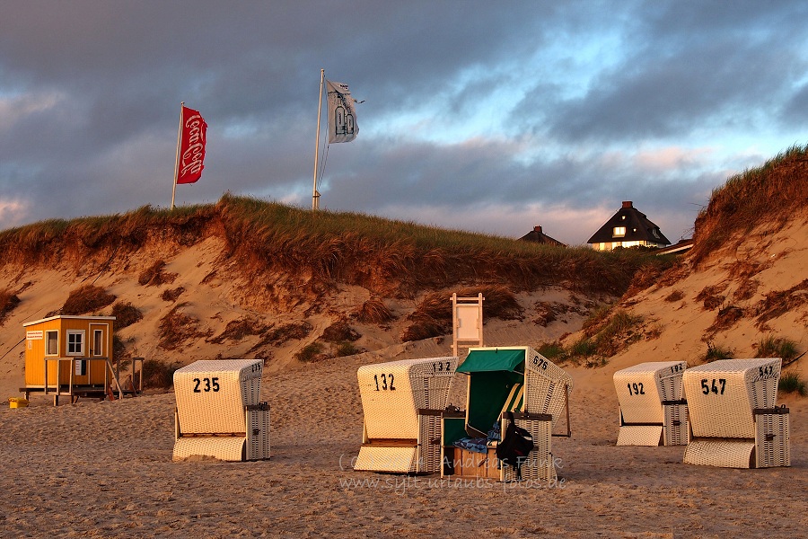 Sylt Hörnum Odde traumhafter Sonnenuntergang