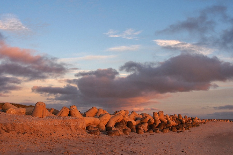 Sylt Hörnum Odde traumhafter Sonnenuntergang