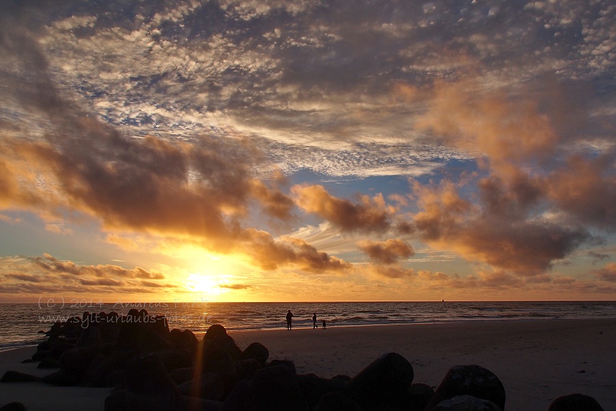 Sylt Hörnum Odde traumhafter Sonnenuntergang