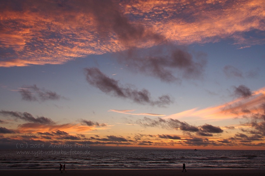 Sylt Hörnum Odde traumhafter Sonnenuntergang