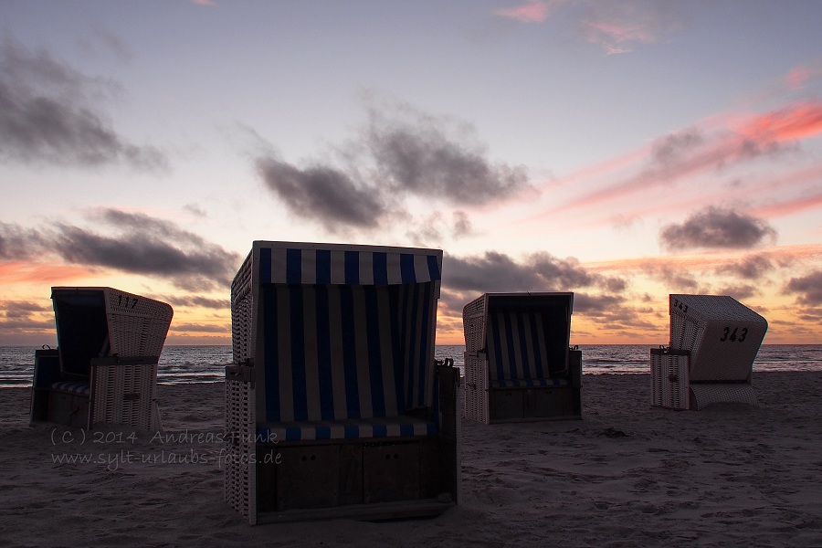 Sylt Hörnum Odde traumhafter Sonnenuntergang