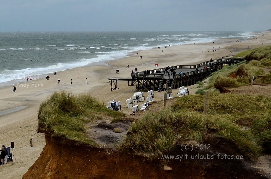 Sylt - Kampen Strand / rotes Kliff