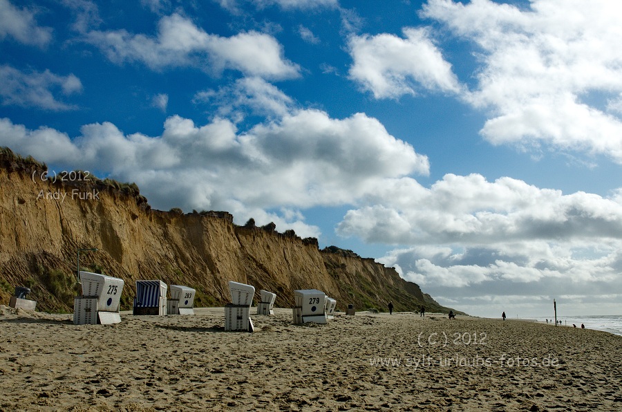 Sylt - Kampen Strand / rotes Kliff