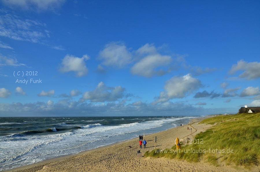 Sylt - Kampen Strand / rotes Kliff