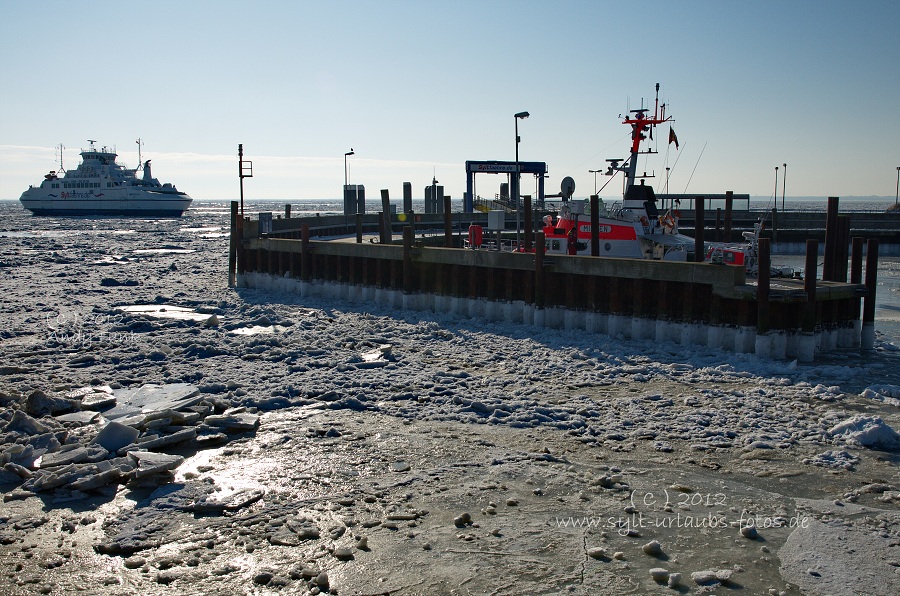 Sylt List Hafen im Winter