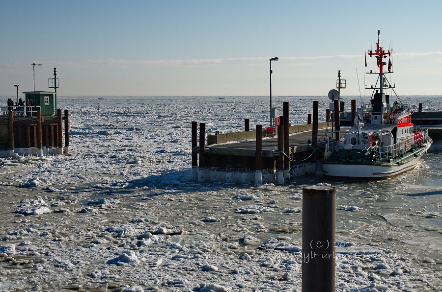 Sylt List Hafen im Winter