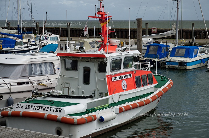 Sylt Hörnum Seenotretter Rettungsschiff Horst Heiner Knete