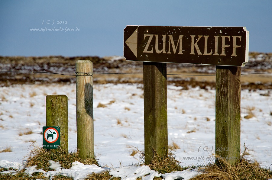 Sylt Winter 2012 - am Morsum Kliff